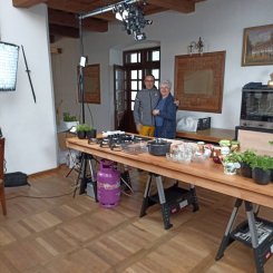 Koło Gospodyń Wiejskich w Krościenku Wyżnym nagrywało film