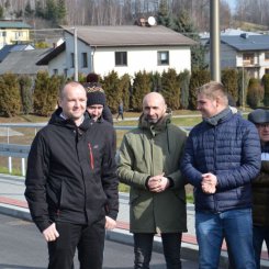 Uroczyste otwarcie mostu przez rzekę Wisłok w Krościenku Wyżnym